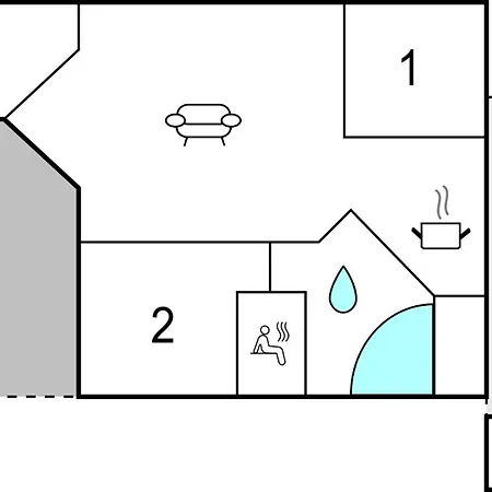 Holiday home Stunning In Sjolund With House Sea View *